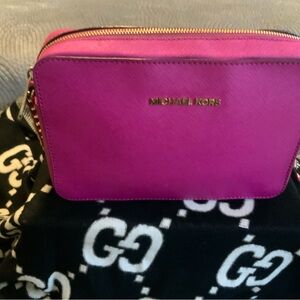 Michael Kors Fuchsia Crossbody Bag